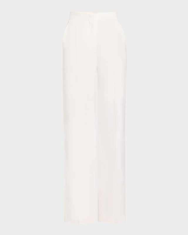 Aversa Mid-Rise Straight-Leg Pants
